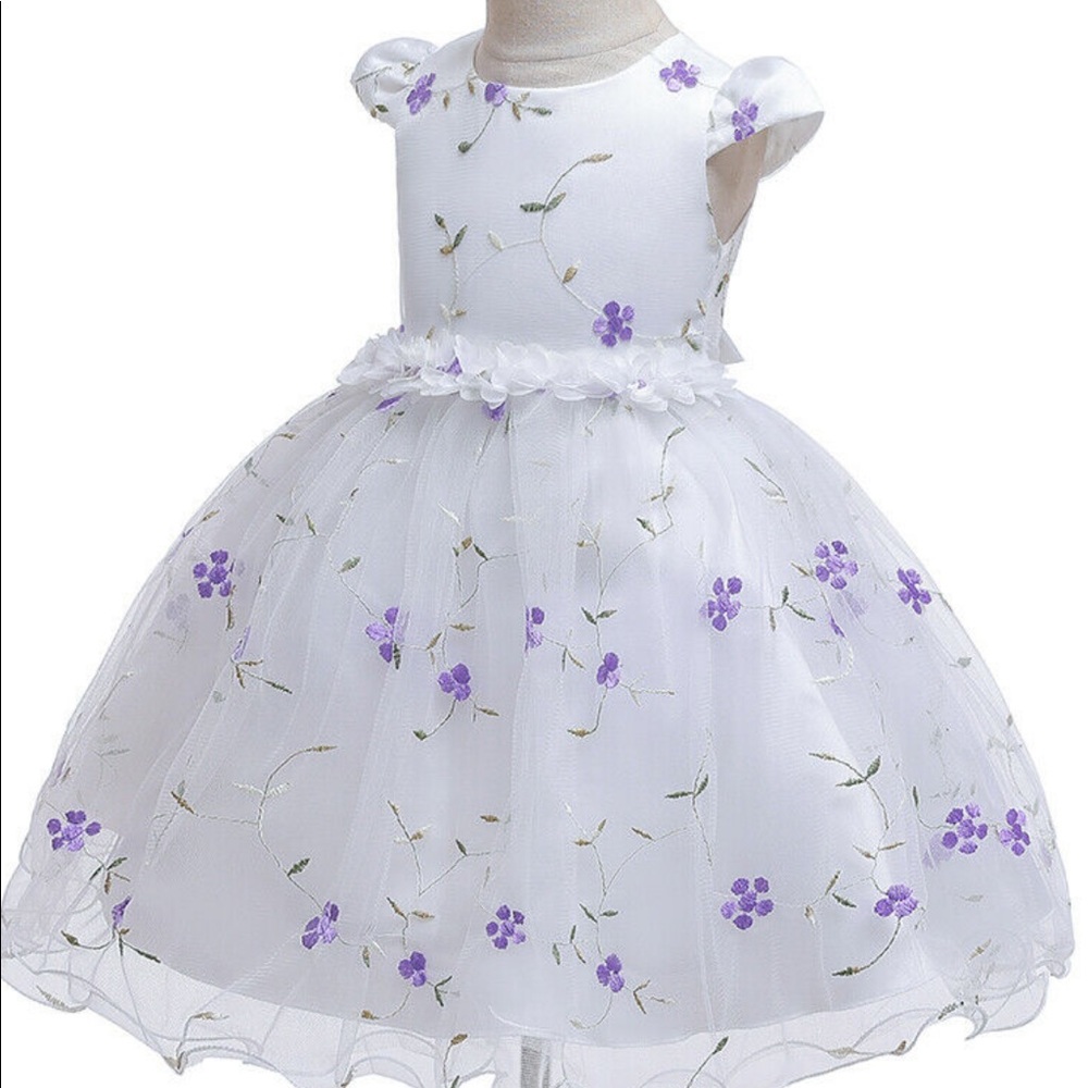 NWT Beautiful Girls Party Dress - Picture 5 of 9